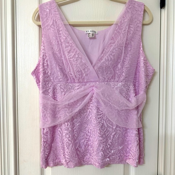 New Mesh Overlay Lace Top Size Venus - XL - Picture 1 of 2